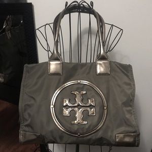 Grey Tory Burch Purse